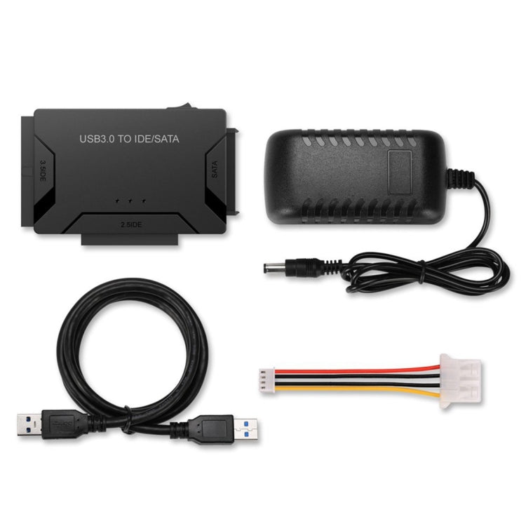 USB 3.0 zu SATA / IDE Festplattenlaufwerk Konverter Adapterkabel für 2,5 Zoll / 3,5 Zoll SATA IDE HDD, Kabellänge: 1m, US160
