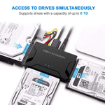 USB 3.0 zu SATA / IDE Festplattenlaufwerk Konverter Adapterkabel für 2,5 Zoll / 3,5 Zoll SATA IDE HDD, Kabellänge: 1m, US160