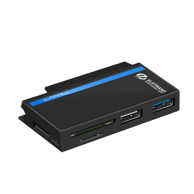 ROCKETEK RT-SGO727 USB 3.0 + USB 2.0 + Micro USB Schnittstellen-Hub für Microsoft Surface Go, mit 2 TF-Karten- & SD-Karten-Slots, RT-SGO727