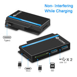 ROCKETEK RT-SGO737 2 USB 3.0 + Micro USB Schnittstellen-Hub für Microsoft Surface Go, mit 2 TF-Karten- & SD-Karten-Steckplätzen, RT-SGO737