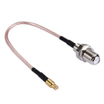 15cm MCX zu F Buchse RG316 Kabel, MCX Stecker zu F Buchse