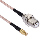 15cm MCX zu F Buchse RG316 Kabel, MCX Stecker zu F Buchse