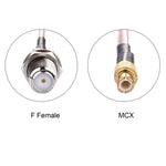 15cm MCX zu F Buchse RG316 Kabel, MCX Stecker zu F Buchse