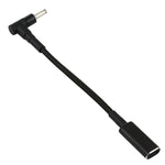 PD 100W 18,5-20V 4,0 x 1,35mm Winkel zu USB-C / Typ-C Adapter Nylon geflochtenes Kabel, 4,0 x 1,35mm