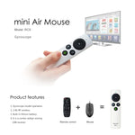 Measy RC9 2,4 GHz Fly Air Mouse Kabellose Tastatur Fernbedienung, RC9