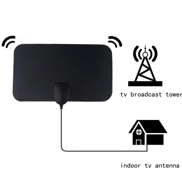 AN-1002 5dBi/25dBi HDTV-Zimmerantenne mit Saugnapf, VHF170-230/UHF470-862MHz, AN-1002