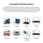 10 Stück Cat6e Ungeschirmter Pass-Through RJ45 Stecker Modularer Stecker, Cat6e Ungeschirmt Pass