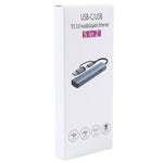 BYL-2208TU 5 in 2 USB + USB-C / Typ-C zu USB Multifunktionale Dockingstation HUB Adapter, BYL-2208