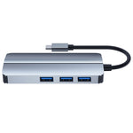 BYL-2209 6-in-1 USB-C / Type-C zu USB Multifunktionale Dockingstation HUB Adapter, BYL-2209