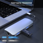 BYL-2209 6-in-1 USB-C / Type-C zu USB Multifunktionale Dockingstation HUB Adapter, BYL-2209