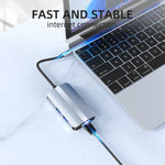 BYL-2203 6-in-1 USB-C / Type-C zu USB Multifunktionale Dockingstation HUB Adapter, BYL-2203