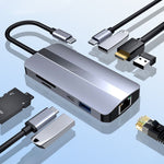BYL-2206 9-in-1 USB-C / Type-C zu USB Multifunktionale Dockingstation HUB Adapter, BYL-2206