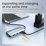 BYL-2206 9-in-1 USB-C / Type-C zu USB Multifunktionale Dockingstation HUB Adapter, BYL-2206