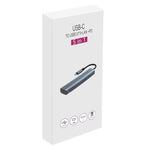 BYL-2302 5-in-1 USB-C / Type-C zu USB Multifunktionale Dockingstation HUB Adapter mit 1000M Netzwerkanschluss, BYL-2302