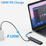 BYL-2210 6-in-1 USB-C / Type-C zu USB Multifunktionale Dockingstation HUB Adapter mit 1000M Netzwerkanschluss, BYL-2210