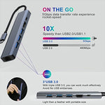 BYL-2210 6-in-1 USB-C / Type-C zu USB Multifunktionale Dockingstation HUB Adapter mit 1000M Netzwerkanschluss, BYL-2210