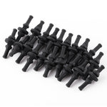 20 Stück 29,9mm Anti-Vibrations weiche Dämpfungs-Nagel-Gummi-Silikon-Computerlüfter-Schraube, 20 Stück 29,9mm