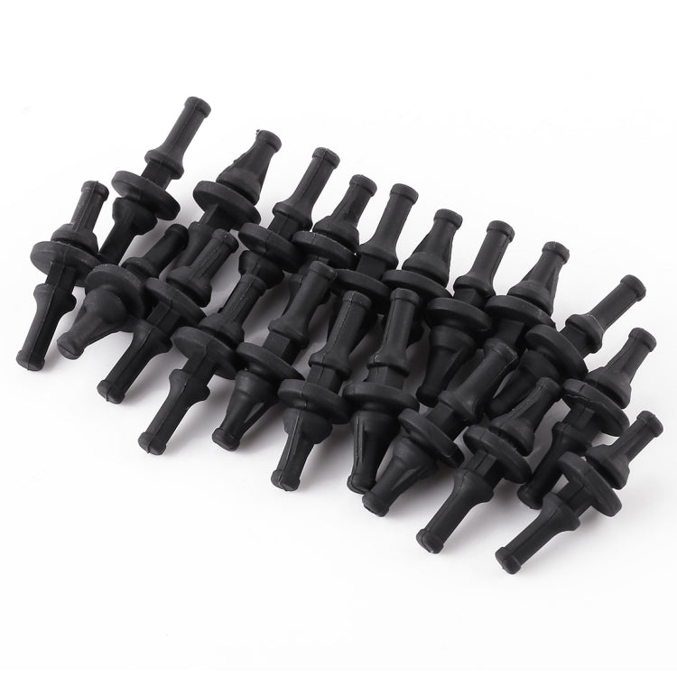 20 Stück 29,9mm Anti-Vibrations weiche Dämpfungs-Nagel-Gummi-Silikon-Computerlüfter-Schraube, 20 Stück 29,9mm