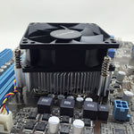 4-poliger CPU-Kühler geräuschloser Lüfter verdickter Aluminium-Kühlkörper für Intel 1155 / 1150 / 1151, Intel 1155 / 1150 / 1151