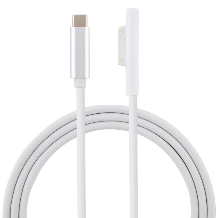 Surface Pro 7 / 6 / 5 zu USB-C / Typ-C Stecker Stromadapter-Ladekabel für Microsoft Surface Pro 7 / 6 / 5 / 4 / 3 / Microsoft Surface Go, Typ-C zu Microsoft Surface