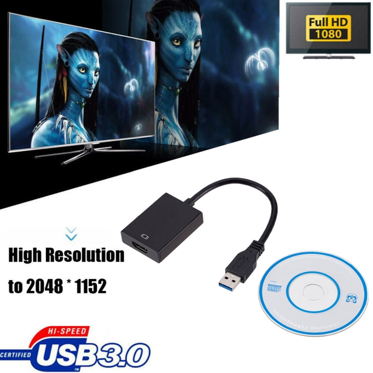 Externe Grafikkarten-Konverterkabel USB3.0 zu HDMI