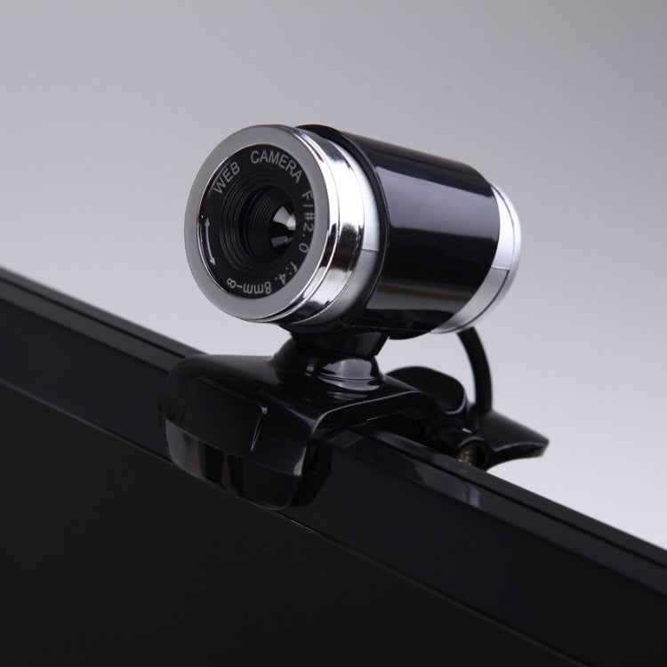 HXSJ A860 30fps 480P HD Webcam für Desktop / Laptop, mit 10m schallabsorbierendem Mikrofon, Länge: 1,4 m, A860 Grau, A860 Blau, A860 Rot, A860 Rot + Schwarz, A860 Schwarz