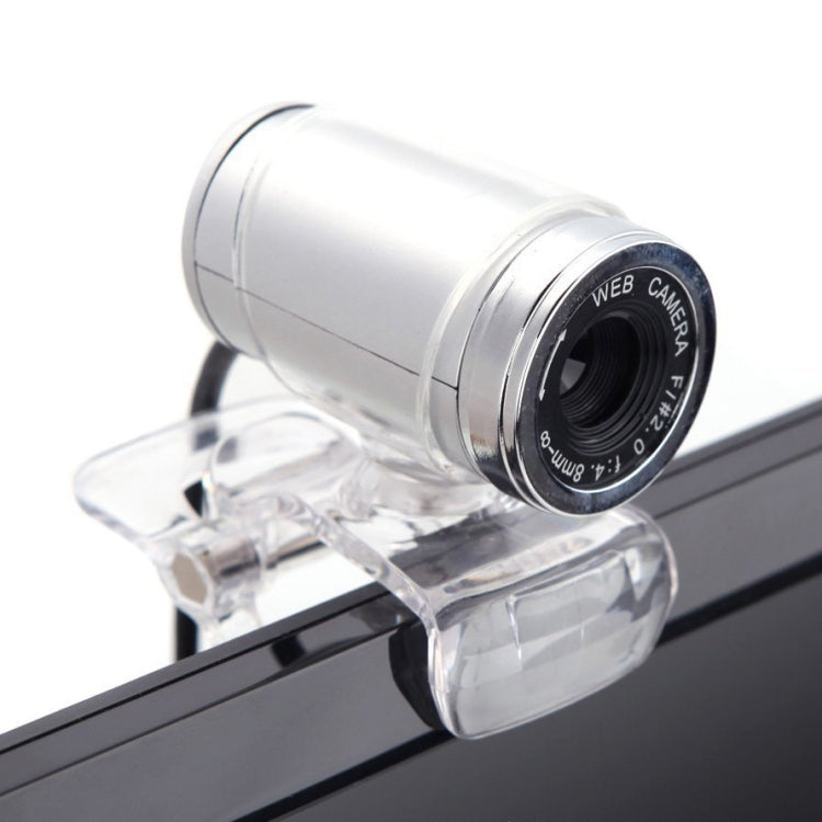 HXSJ A860 30fps 480P HD Webcam für Desktop / Laptop, mit 10m schallabsorbierendem Mikrofon, Länge: 1,4 m, A860 Grau, A860 Blau, A860 Rot, A860 Rot + Schwarz, A860 Schwarz