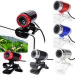 HXSJ A860 30fps 480P HD Webcam für Desktop / Laptop, mit 10m schallabsorbierendem Mikrofon, Länge: 1,4 m, A860 Grau, A860 Blau, A860 Rot, A860 Rot + Schwarz, A860 Schwarz