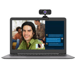 HXSJ S50 30fps 100 Megapixel 720P HD Webcam für Desktop / Laptop / Smart TV, mit 10m schallabsorbierendem Mikrofon, Kabellänge: 1,4m, S50