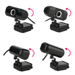 HXSJ S50 30fps 100 Megapixel 720P HD Webcam für Desktop / Laptop / Smart TV, mit 10m schallabsorbierendem Mikrofon, Kabellänge: 1,4m, S50