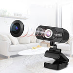 HXSJ S50 30fps 100 Megapixel 720P HD Webcam für Desktop / Laptop / Smart TV, mit 10m schallabsorbierendem Mikrofon, Kabellänge: 1,4m, S50