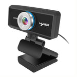 HXSJ S90 30fps 1 Megapixel 720P HD Webcam für Desktop / Laptop / Android TV, mit 8m schallabsorbierendem Mikrofon, Kabellänge: 1,5m, S90