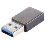 USB 3.0 Stecker zu Typ-C / USB-C Buchse Aluminiumlegierungsadapter, USB 3.0 Stecker zu Typ-C Buchse
