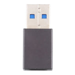 USB 3.0 Stecker zu Typ-C / USB-C Buchse Aluminiumlegierungsadapter, USB 3.0 Stecker zu Typ-C Buchse