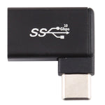 Typ-C / USB-C Stecker zu USB 3.2 Buchse 90-Grad-Winkel Aluminiumlegierungsadapter, Typ-C Stecker zu USB 3.2 Buchse