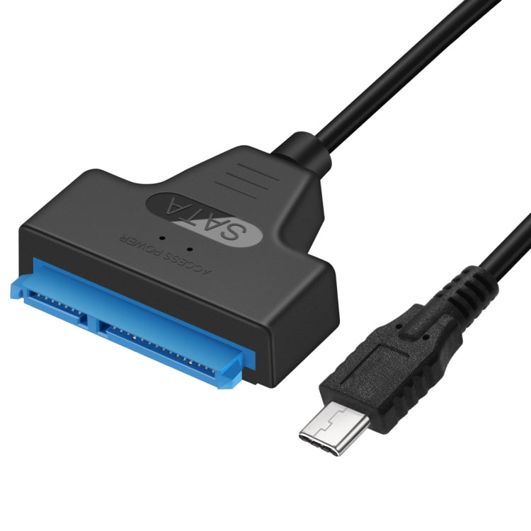 USB-C / Typ-C 3.1 Stecker zu SATA (15 Pin + 7 Pin) HDD Datenkonverterkabel, Länge: 20cm, Typ-C zu SATA