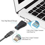 USB 3.0 Stecker zu USB-C / Typ-C 3.1 Buchse Adapter, AM zu USB Typ-C