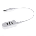 30cm TPE USB A zu 3 USB Buchsen HUB Adapter