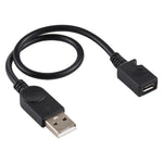 USB Stecker zu Micro-USB Buchse Konverterkabel, Kabellänge: ca. 22 cm