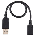 USB Stecker zu Micro-USB Buchse Konverterkabel, Kabellänge: ca. 22 cm