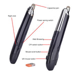 PR-08 Intelligente kabellose optische 6-Tasten-Maus mit Stylus & Laserfunktion, Laserfunktion Rot, Laserfunktion Weiß, Laserfunktion Schwarz, Laserfunktion Grau, Laserfunktion Blau