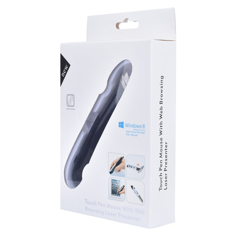 PR-08 Intelligente kabellose optische 6-Tasten-Maus mit Stylus & Laserfunktion, Laserfunktion Rot, Laserfunktion Weiß, Laserfunktion Schwarz, Laserfunktion Grau, Laserfunktion Blau