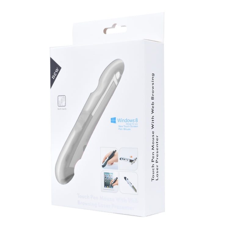 PR-08 Intelligente kabellose optische 6-Tasten-Maus mit Stylus & Laserfunktion, Laserfunktion Rot, Laserfunktion Weiß, Laserfunktion Schwarz, Laserfunktion Grau, Laserfunktion Blau