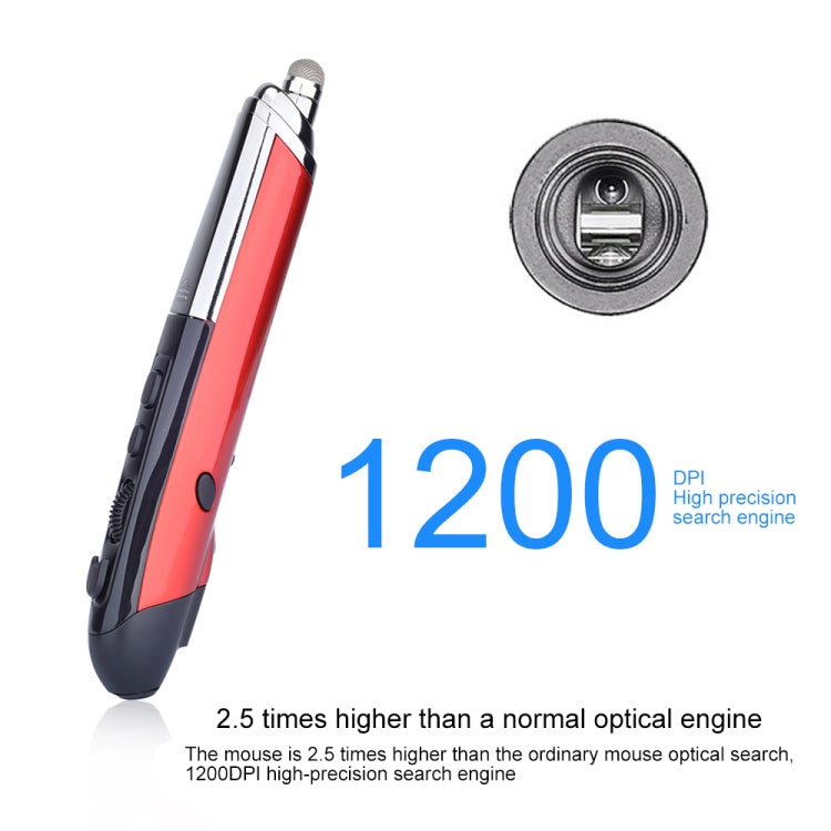 PR-08 Intelligente kabellose optische 6-Tasten-Maus mit Stylus & Laserfunktion, Laserfunktion Rot, Laserfunktion Weiß, Laserfunktion Schwarz, Laserfunktion Grau, Laserfunktion Blau