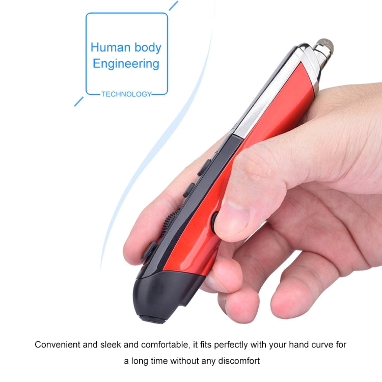 PR-08 Intelligente kabellose optische 6-Tasten-Maus mit Stylus & Laserfunktion, Laserfunktion Rot, Laserfunktion Weiß, Laserfunktion Schwarz, Laserfunktion Grau, Laserfunktion Blau