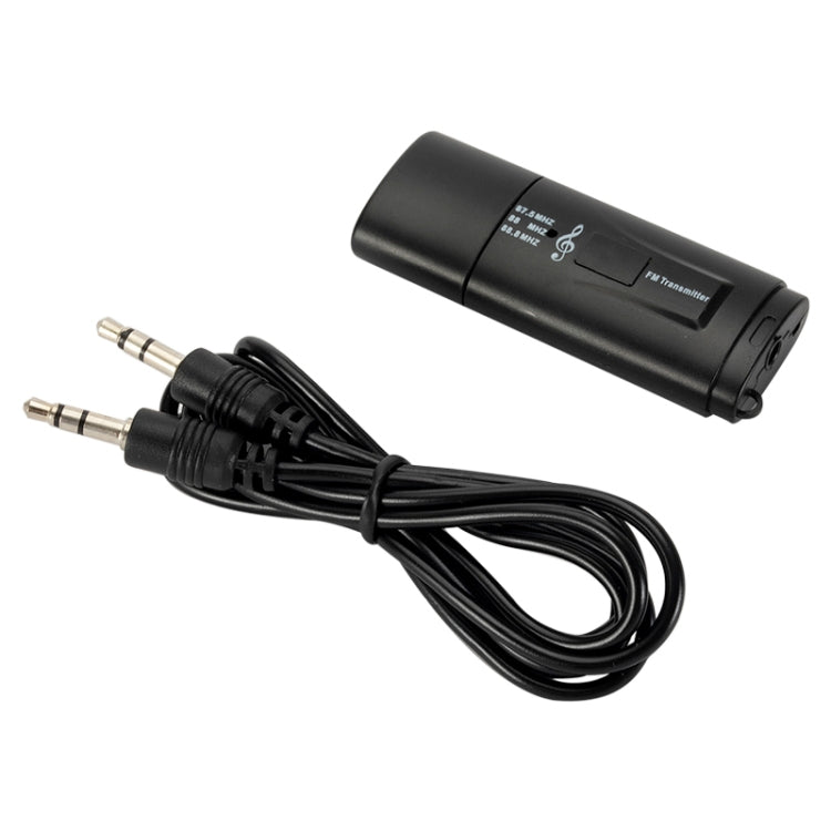 MSD128 2-in-1 USB Auto Bluetooth Freisprech FM-Transmitter mit 3,5mm AUX-Schnittstelle, MSD128