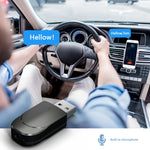 KN330 3-in-1 USB Bluetooth 5.0 Adapter Audio-Sender Empfänger mit Schalter & 3,5mm AUX-Schnittstelle, KN330