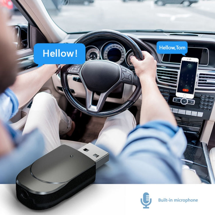 KN330 3-in-1 USB Bluetooth 5.0 Adapter Audio-Sender Empfänger mit Schalter & 3,5mm AUX-Schnittstelle, KN330