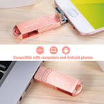 Richwell 3 in 1 32G Type-C + Micro USB + USB 3.0 Metall-Flash-Laufwerk mit OTG-Funktion
