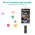 Richwell 32G Typ-C + 8 Pin + USB 3.0 Metall-Flash-Laufwerk mit OTG-Funktion